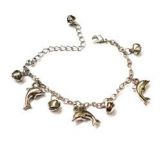 Pulseira Golfinho Prateada